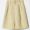 Bermuda Shorts a pieghe