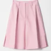 Bermuda Shorts a pieghe