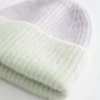 Berretto a coste in misto mohair