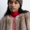 Berretto in cashmere spazzolato