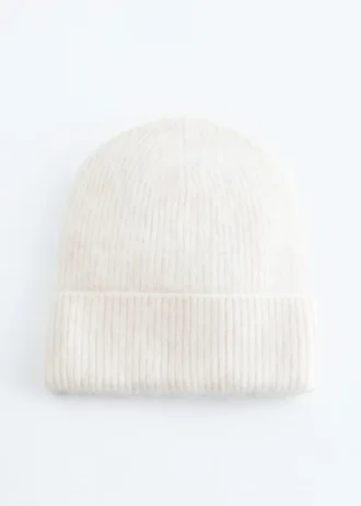 Berretto in cashmere spazzolato