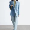 Blazer in lana doppiopetto