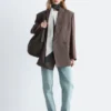 Blazer in lana doppiopetto