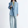 Blazer in lana doppiopetto