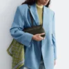 Blazer in lana doppiopetto