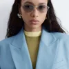 Blazer in lana doppiopetto