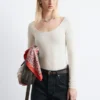 Body con scollo rotondo