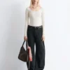 Body con scollo rotondo