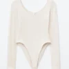 Body con scollo rotondo