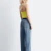 Body in jersey con scollo all’americana