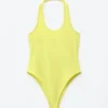 Body in jersey con scollo all’americana