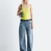 Body in jersey con scollo all’americana