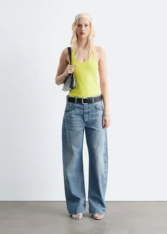 Body in jersey con scollo all’americana