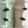 Borsa a spalla in pelle dal profilo basso