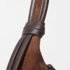 Borsa a spalla in pelle scamosciata con frange