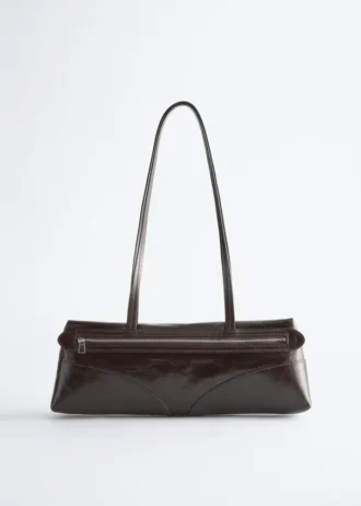 Borsa a spalla in pelle sottile