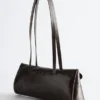 Borsa a spalla in pelle sottile
