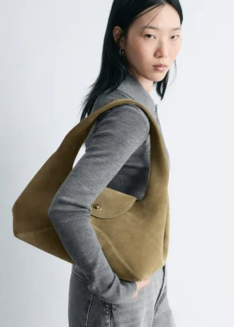 Borsa a tracolla curva