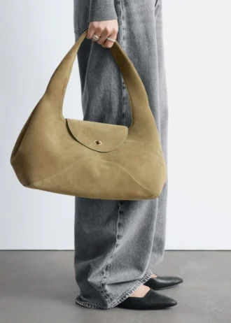 Borsa a tracolla curva