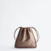 Borsa con coulisse in raso