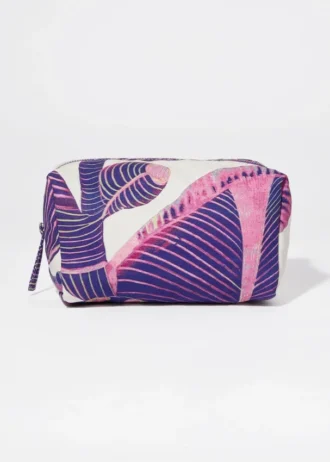 Borsa da toilette in tela Fleur de Mimosa