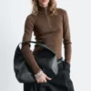 Borsa tote classica in pelle
