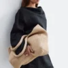 Borsa tote in paglia di carta