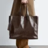 Borsa tote in pelle