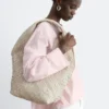 Borsa tote in pelle intrecciata