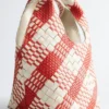 Borsa tote in pelle intrecciata