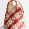 Borsa tote in pelle intrecciata