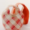 Borsa tote in pelle intrecciata