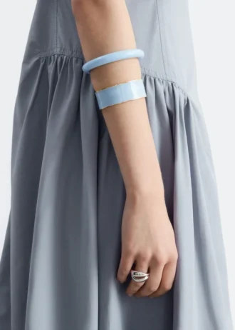 Bracciale a cuffia bicolore