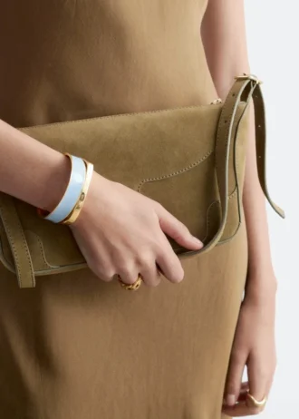 Bracciale a cuffia bicolore