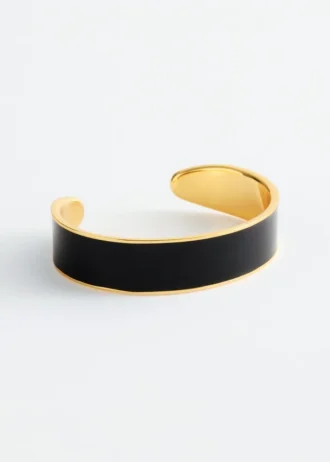 Bracciale a cuffia bicolore