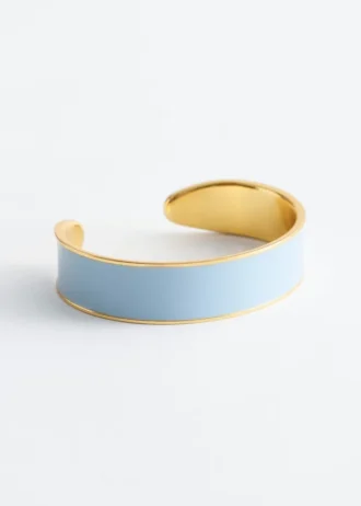 Bracciale a cuffia bicolore