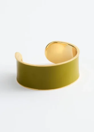 Bracciale a cuffia bicolore