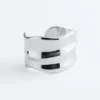 Bracciale a cuffia ondulato