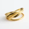 Bracciale a cuffia scultoreo
