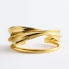 Bracciale a cuffia scultoreo