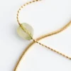 Bracciale a doppia catena con quarzo