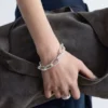 Bracciale con catena a maglie larghe