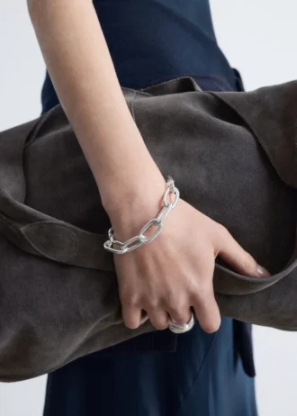 Bracciale con catena a maglie larghe