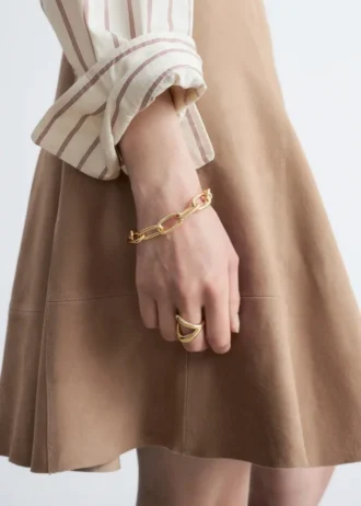 Bracciale con catena a maglie larghe