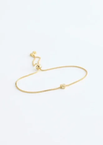 Bracciale con perline a forma di cuore