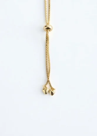 Bracciale con perline a forma di cuore