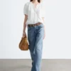 Camicetta oversize con maniche a sbuffo