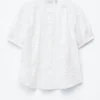 Camicetta oversize con maniche a sbuffo