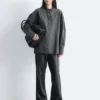 Camicetta oversize in denim