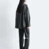 Camicetta oversize in denim